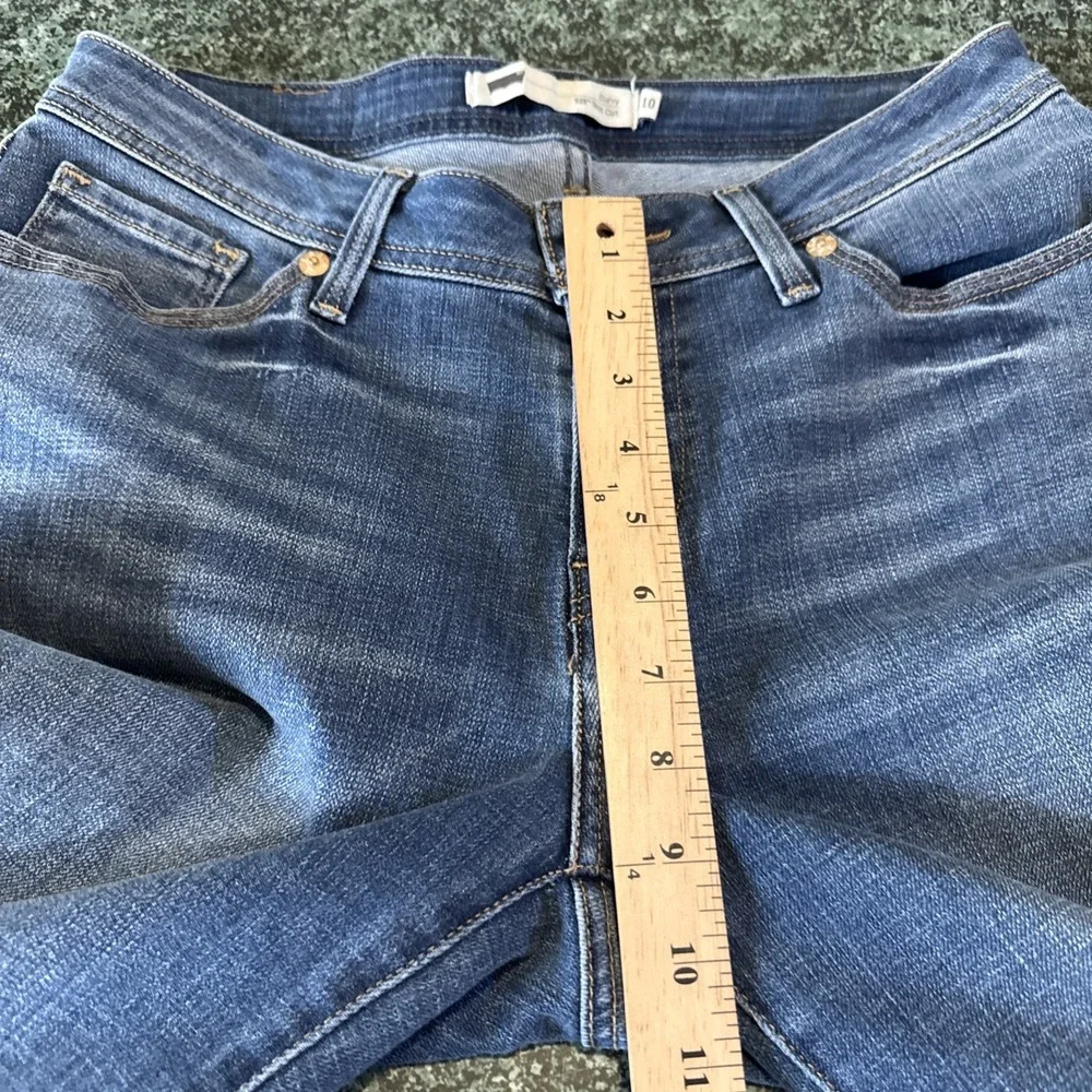 Levis 529 Curvy Bootcut Jeans Womens 10 30/32 Blue Light‎ Wash Stretch Y2K